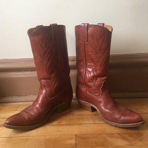 Vintage Double H Cowboy Boots